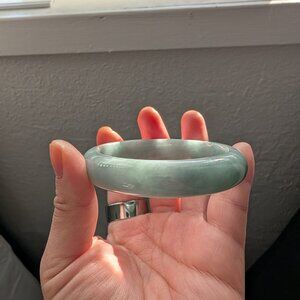 Grade A Natural Burmese Jade Bangle